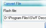 Click to view the detailed steps of converting flash files